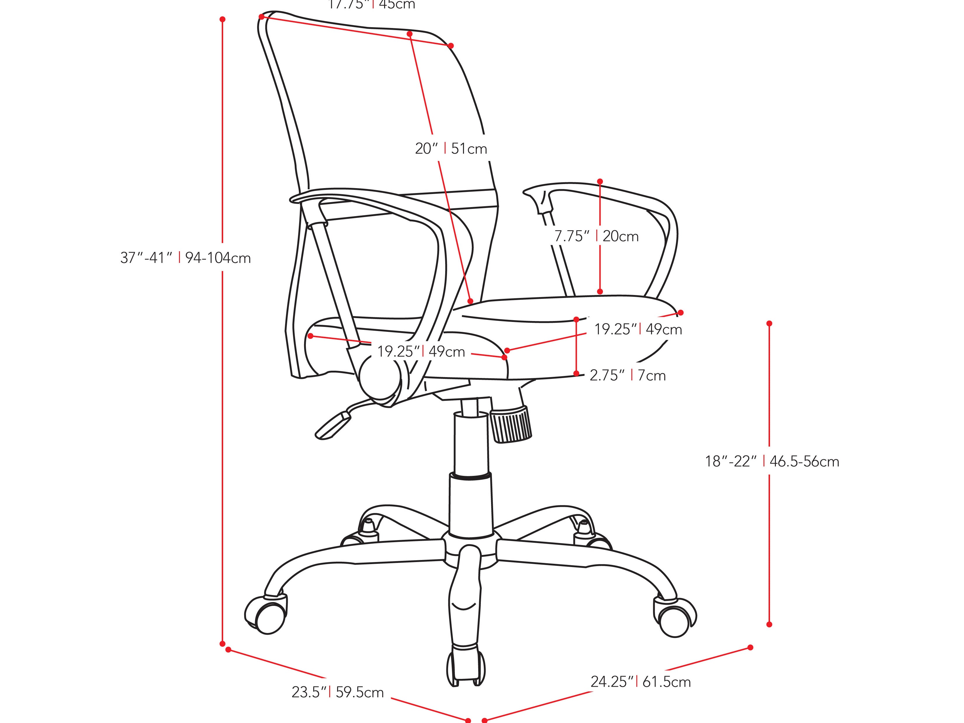 Dark grey fabric office chair with cushioned seat, ergonomic design, and wooden legs for modern office settings.