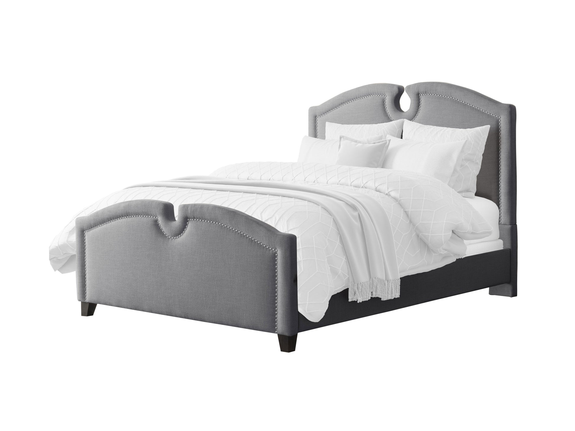 grey Twin / Single Bed Maeve Collection product image by CorLiving#color_grey