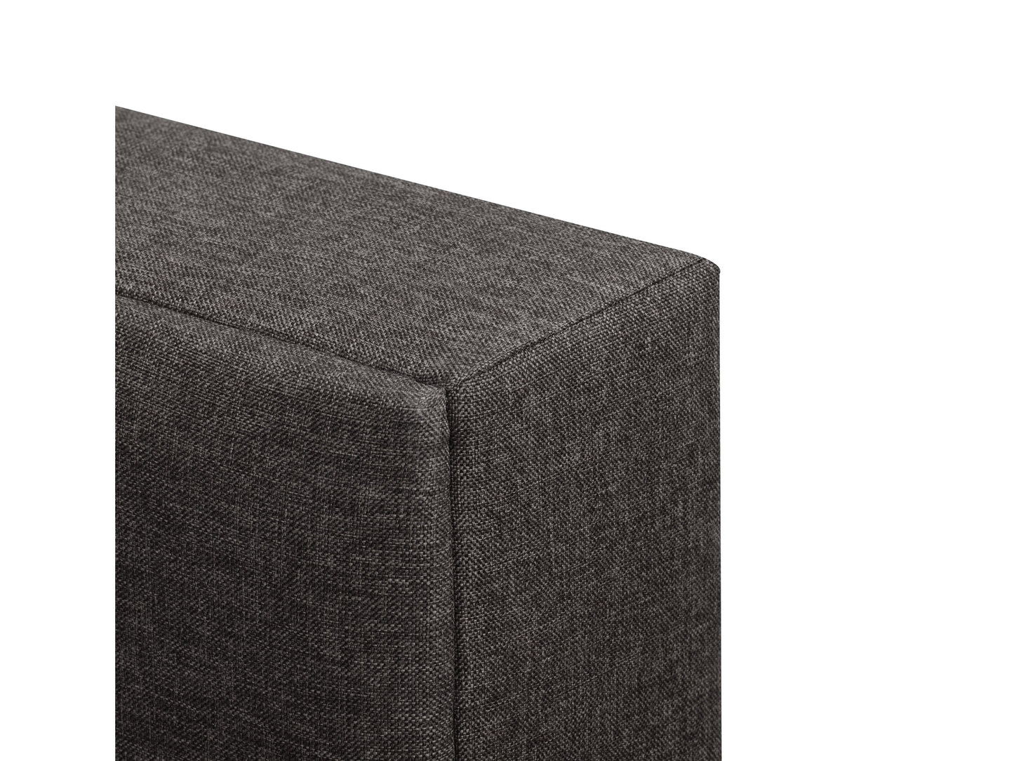 dark grey Upholstered Twin / Single Bed Bellevue Collection detail image by CorLiving#color_bellevue-dark-grey