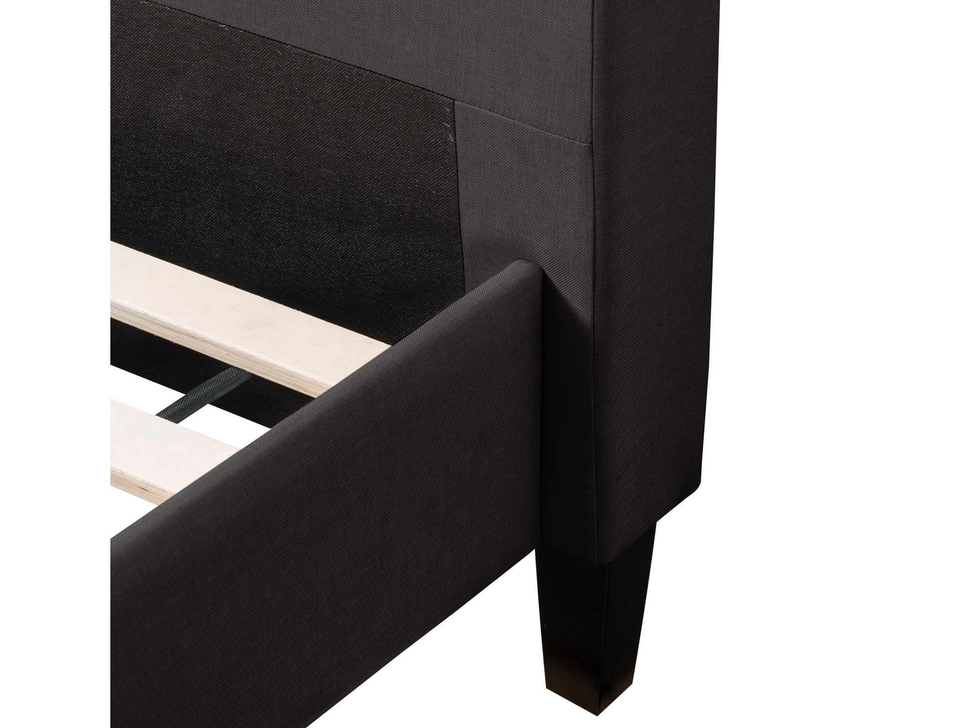 dark grey Upholstered Twin / Single Bed Bellevue Collection detail image by CorLiving#color_bellevue-dark-grey