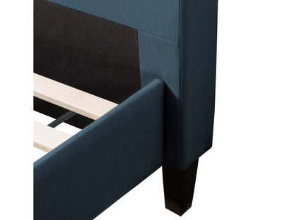 ocean blue Upholstered Twin / Single Bed Bellevue Collection detail image by CorLiving#color_bellevue-ocean-blue