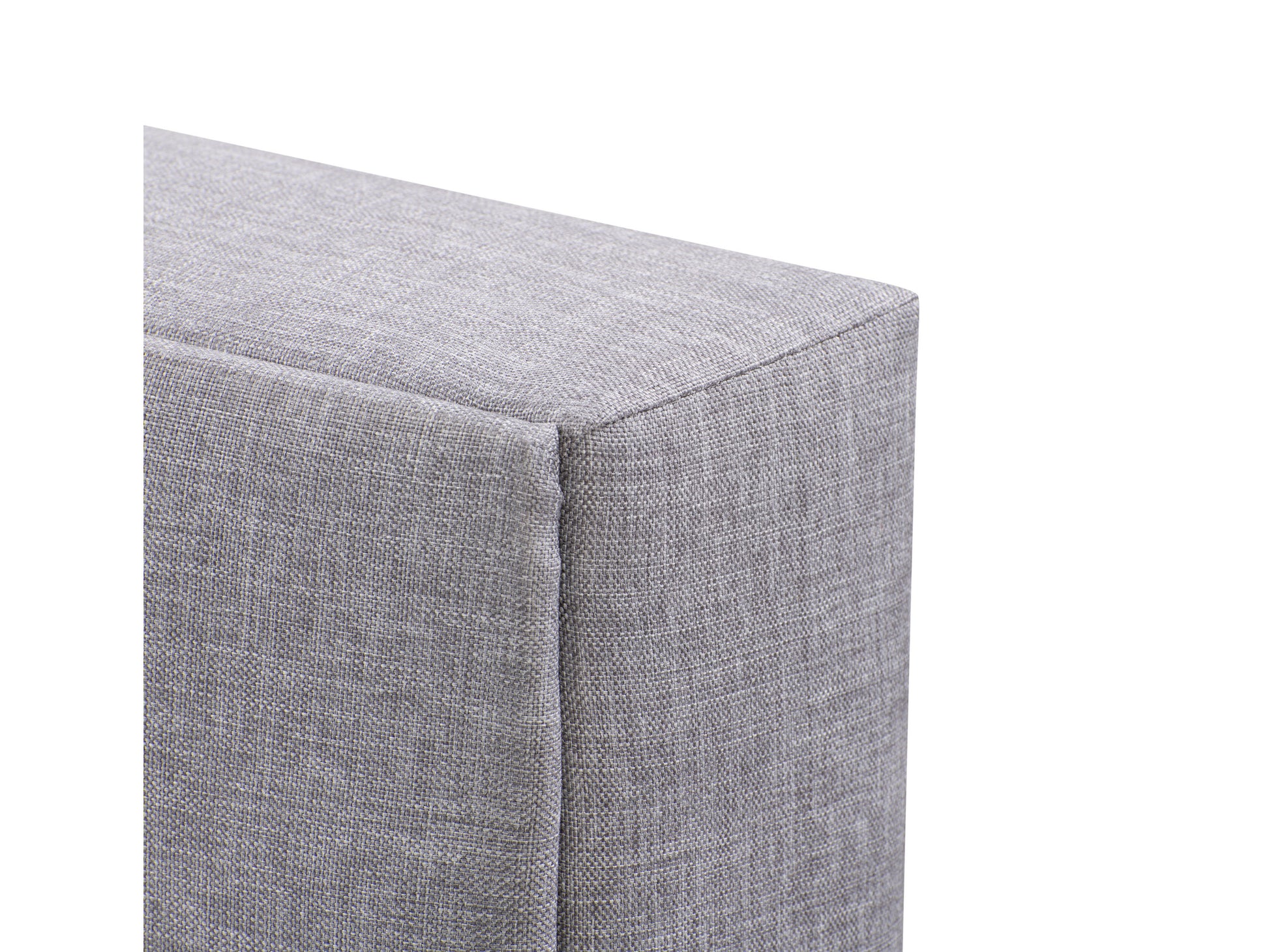 light grey Upholstered Twin / Single Bed Bellevue Collection detail image by CorLiving#color_bellevue-light-grey