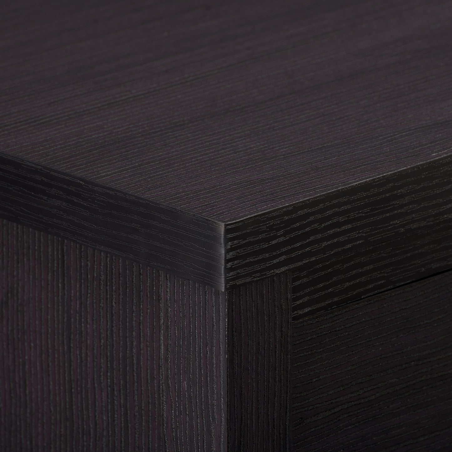 black 6 Drawer Dresser Boston Collection detail image by CorLiving#color_black