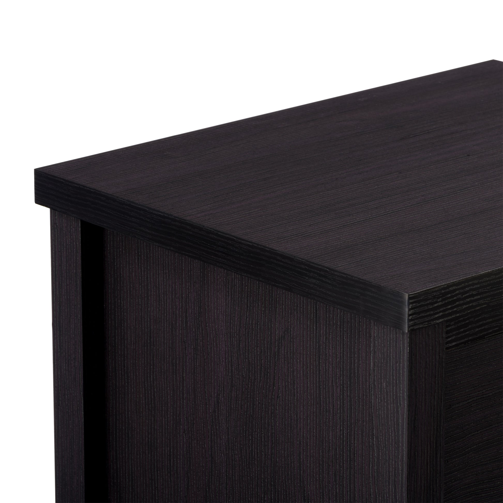 black 6 Drawer Dresser Boston Collection detail image by CorLiving#color_black