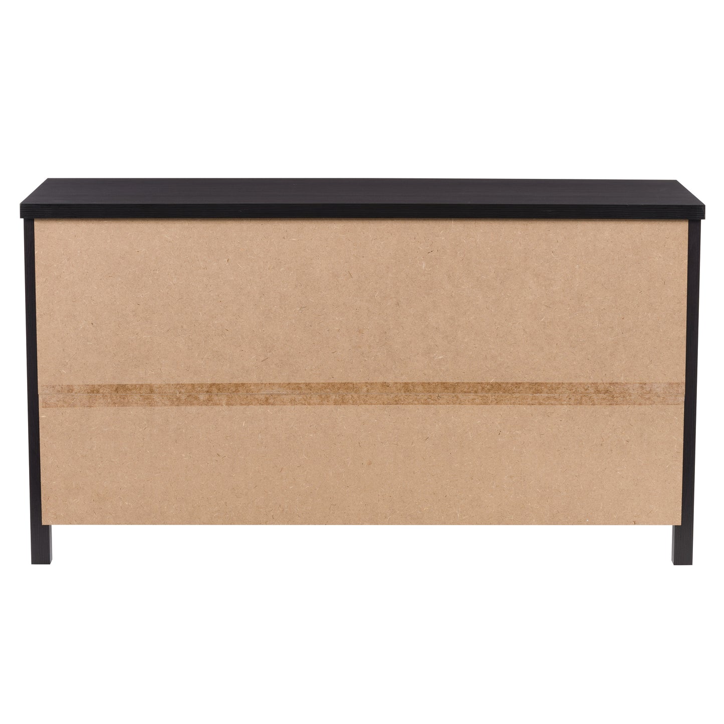 black 6 Drawer Dresser Boston Collection product image by CorLiving#color_black