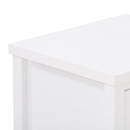 white 6 Drawer Dresser Boston Collection detail image by CorLiving#color_white