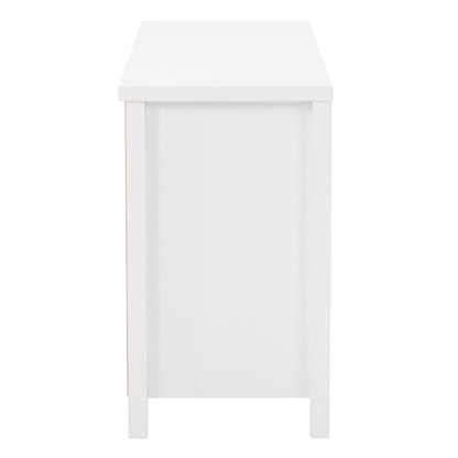 white 6 Drawer Dresser Boston Collection product image by CorLiving#color_white