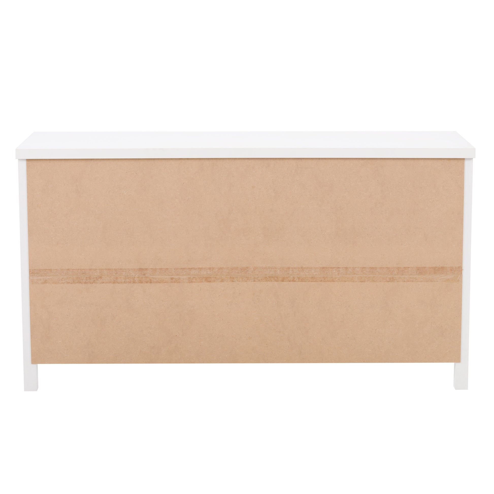 white 6 Drawer Dresser Boston Collection product image by CorLiving#color_white