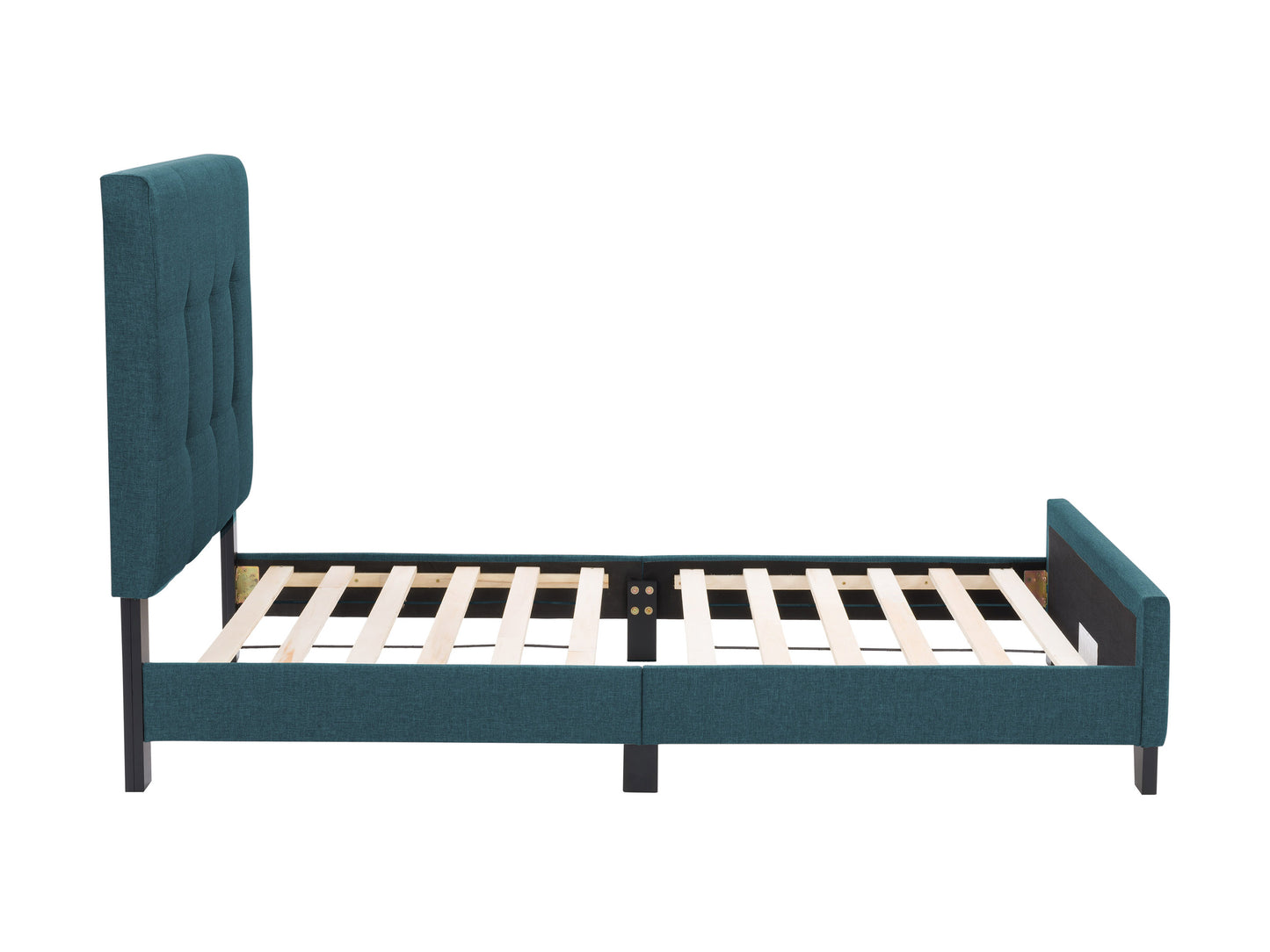 Blue Twin / Single Panel Bed Ellery Collection product image by CorLiving#color_ellery-blue