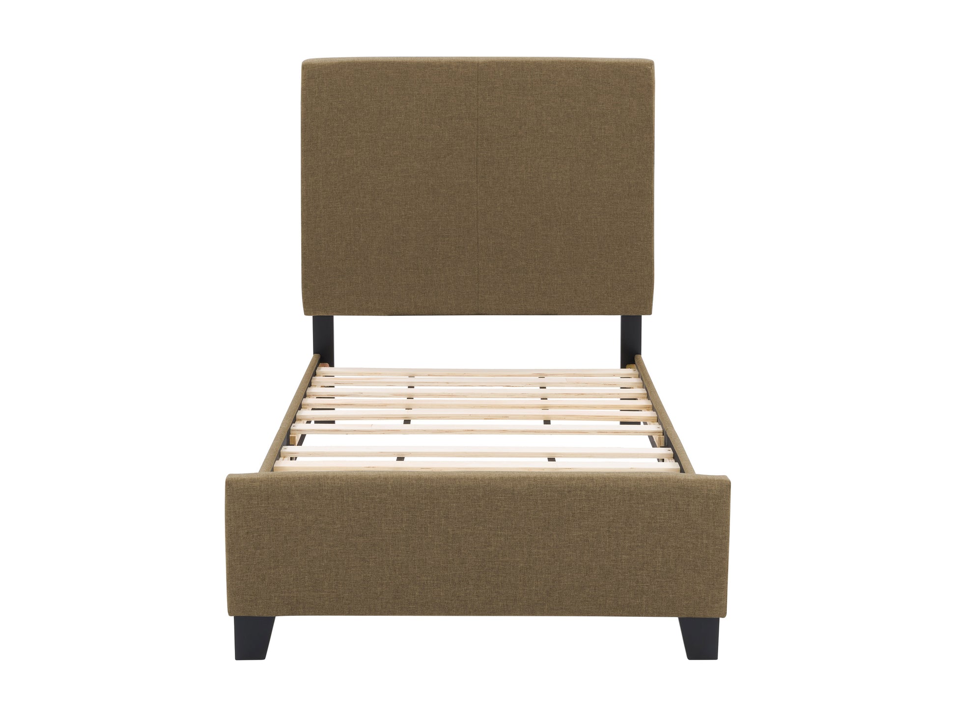 Clay Contemporary Twin / Single Bed Juniper Collection product image by CorLiving#color_juniper-clay