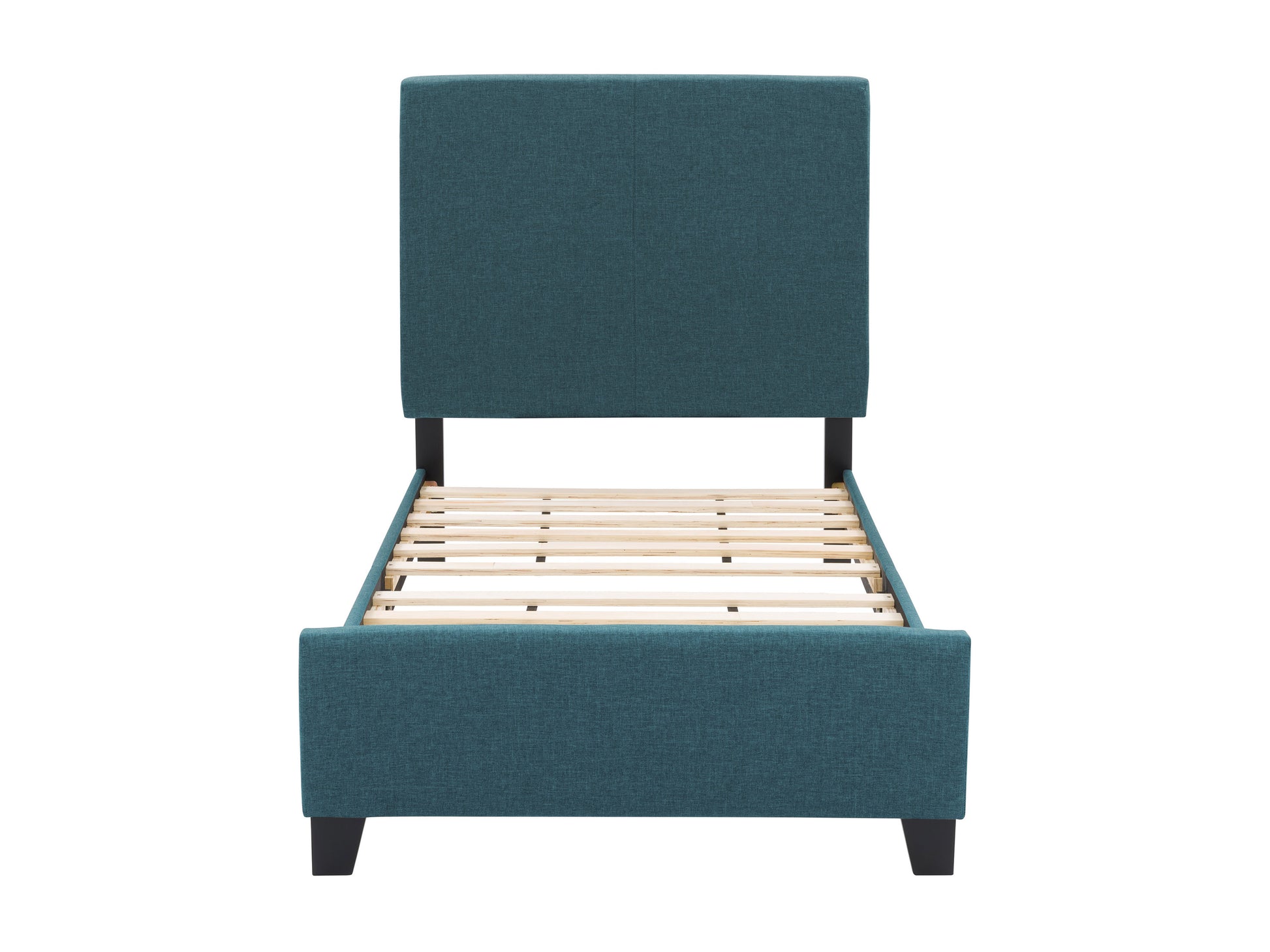 Blue Contemporary Twin / Single Bed Juniper Collection product image by CorLiving#color_juniper-blue