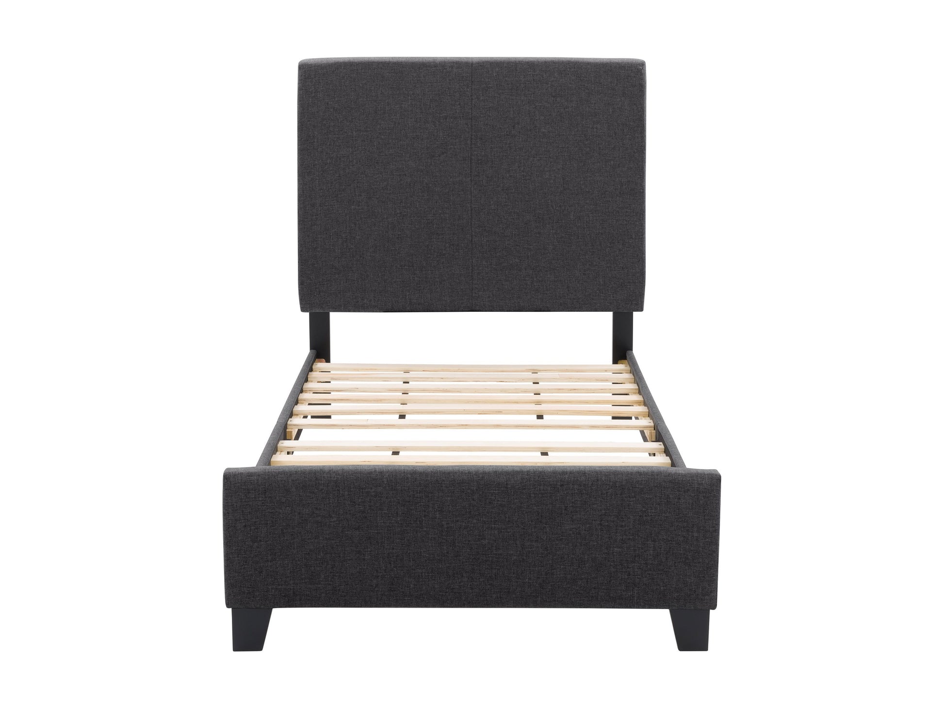 charcoal Contemporary Twin / Single Bed Juniper Collection product image by CorLiving#color_juniper-charcoal