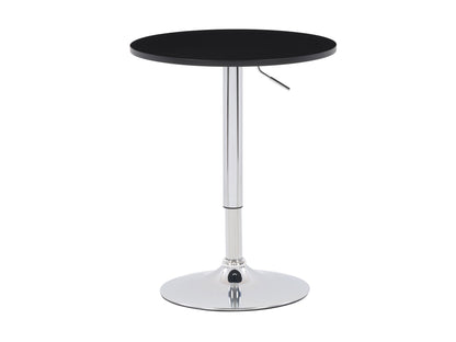 black Adjustable Height Bar Table, Round Maya Collection product image by CorLiving#color_black