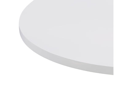 white Adjustable Height Bar Table, Round Maya Collection detail image by CorLiving#color_white