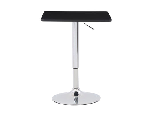 black Adjustable Height Bar Table, Square Maya Collection product image by CorLiving#color_black