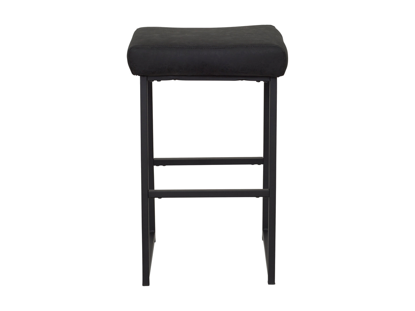 black Backless Bar Stools Set of 2 Milo Collection product image by CorLiving#color_black