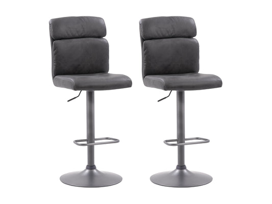 black Swivel Bar Stools Set of 2 Sawyer Collection product image by CorLiving#color_black