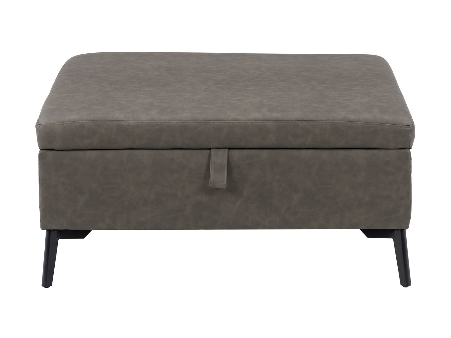 grey Mid-Century Modern Ottoman Linden Collection product image by CorLiving#color_linden-grey