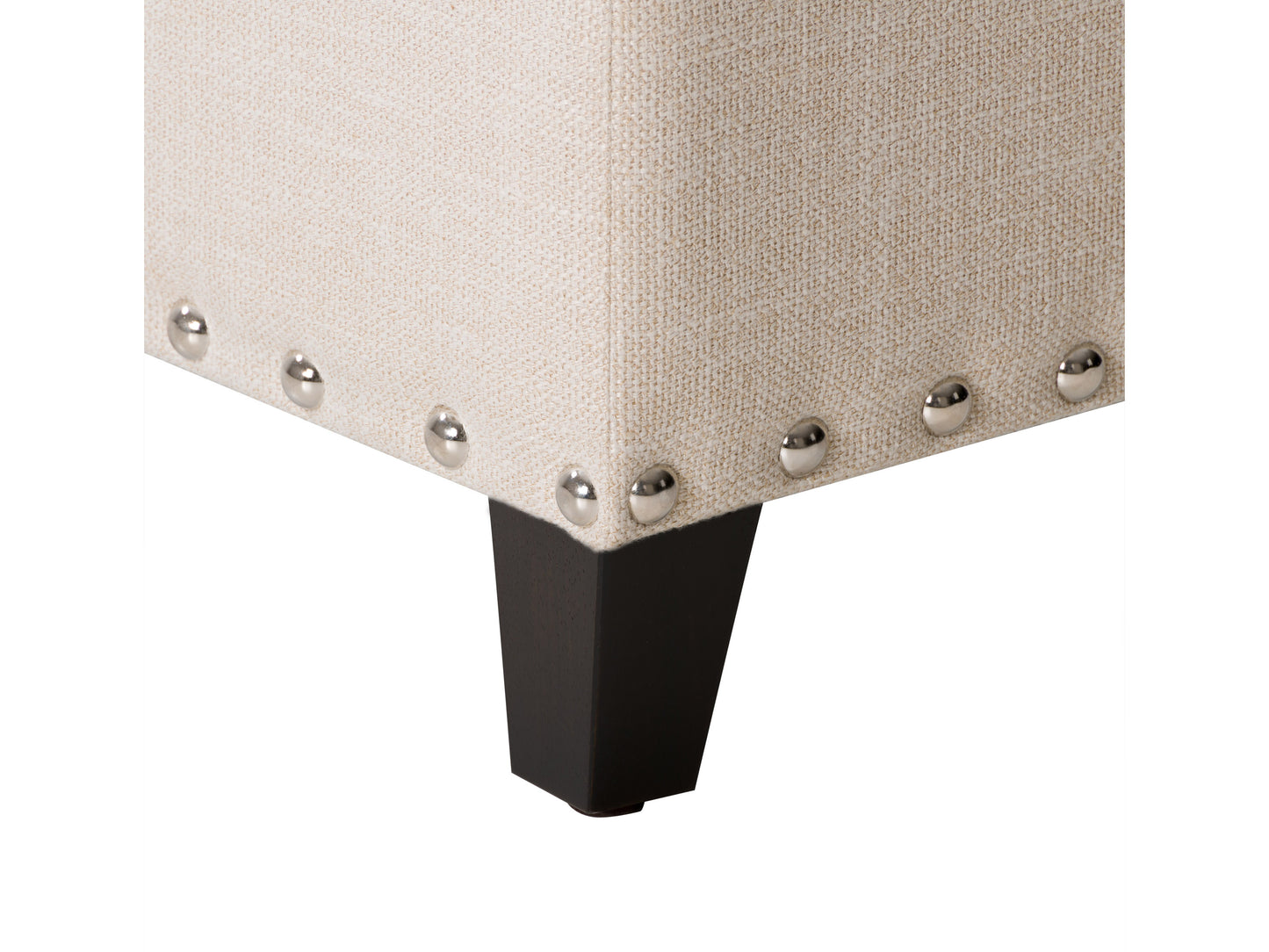 beige End of Bed Storage Bench Leilani Collection detail image by CorLiving#color_leilani-beige