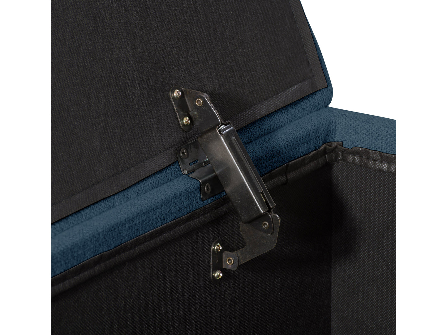 navy blue End of Bed Storage Bench Leilani Collection detail image by CorLiving#color_leilani-navy-blue