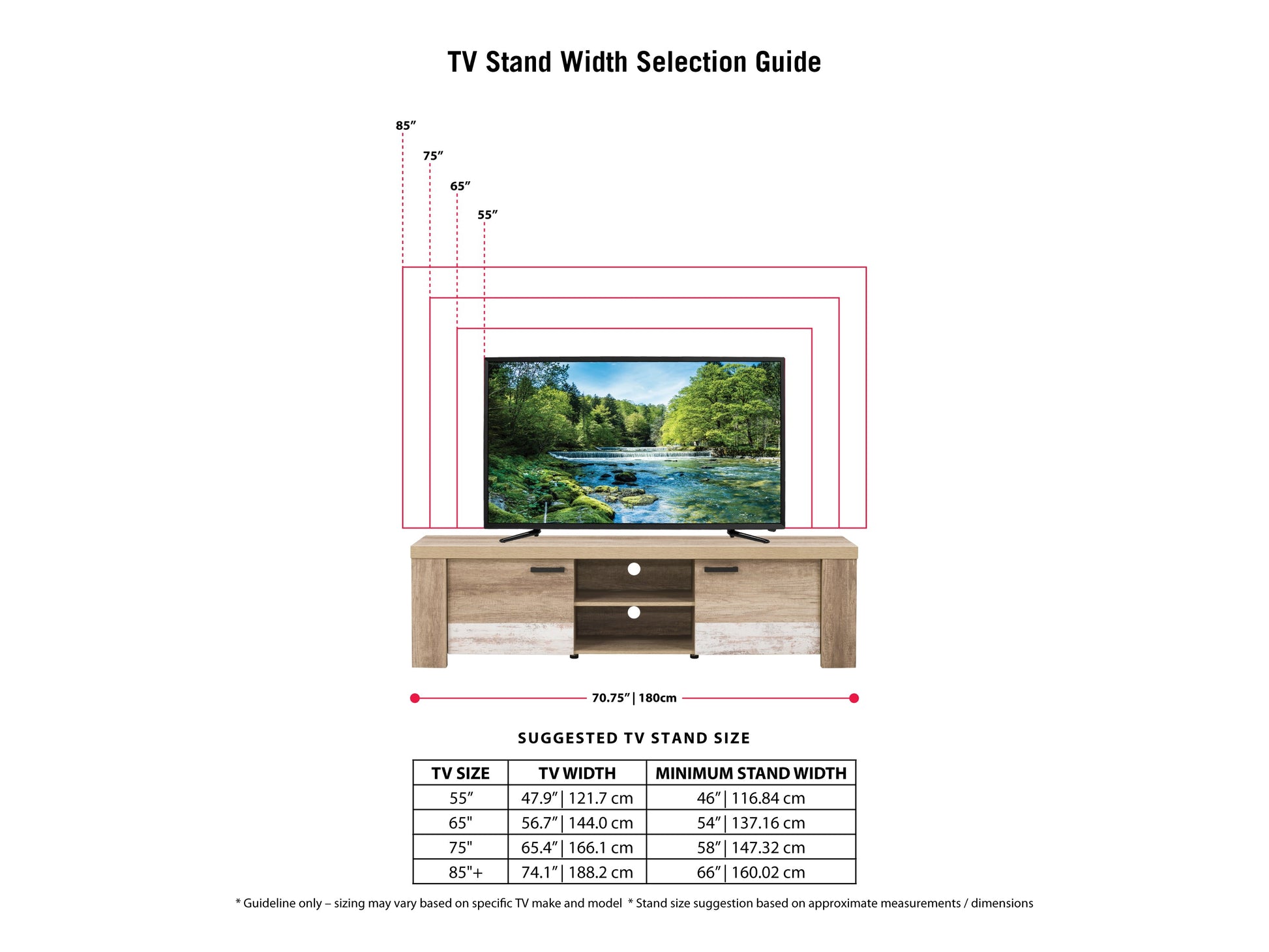 Modern wooden TV stand with white drawers and open shelving, featuring a sleek design, natural wood finish, and minimalist metal legs, perfect for contemporary living rooms and stylish home decor.