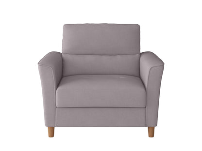 light grey 3 Seat Sofa and Chair Set, 2 piece Caroline collection detail image by CorLiving#color_light-grey