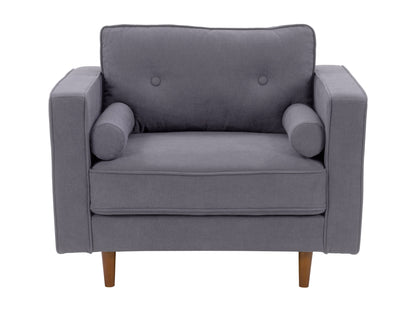 grey Mid-Century Modern Accent Chair Mulberry Collection product image by CorLiving#color_mulberry-grey