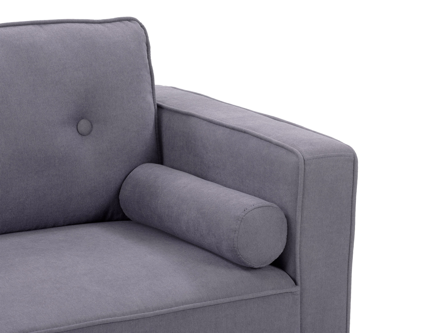 grey Sofa and Chair Set, 2 piece Mulberry collection detail image by CorLiving#color_grey