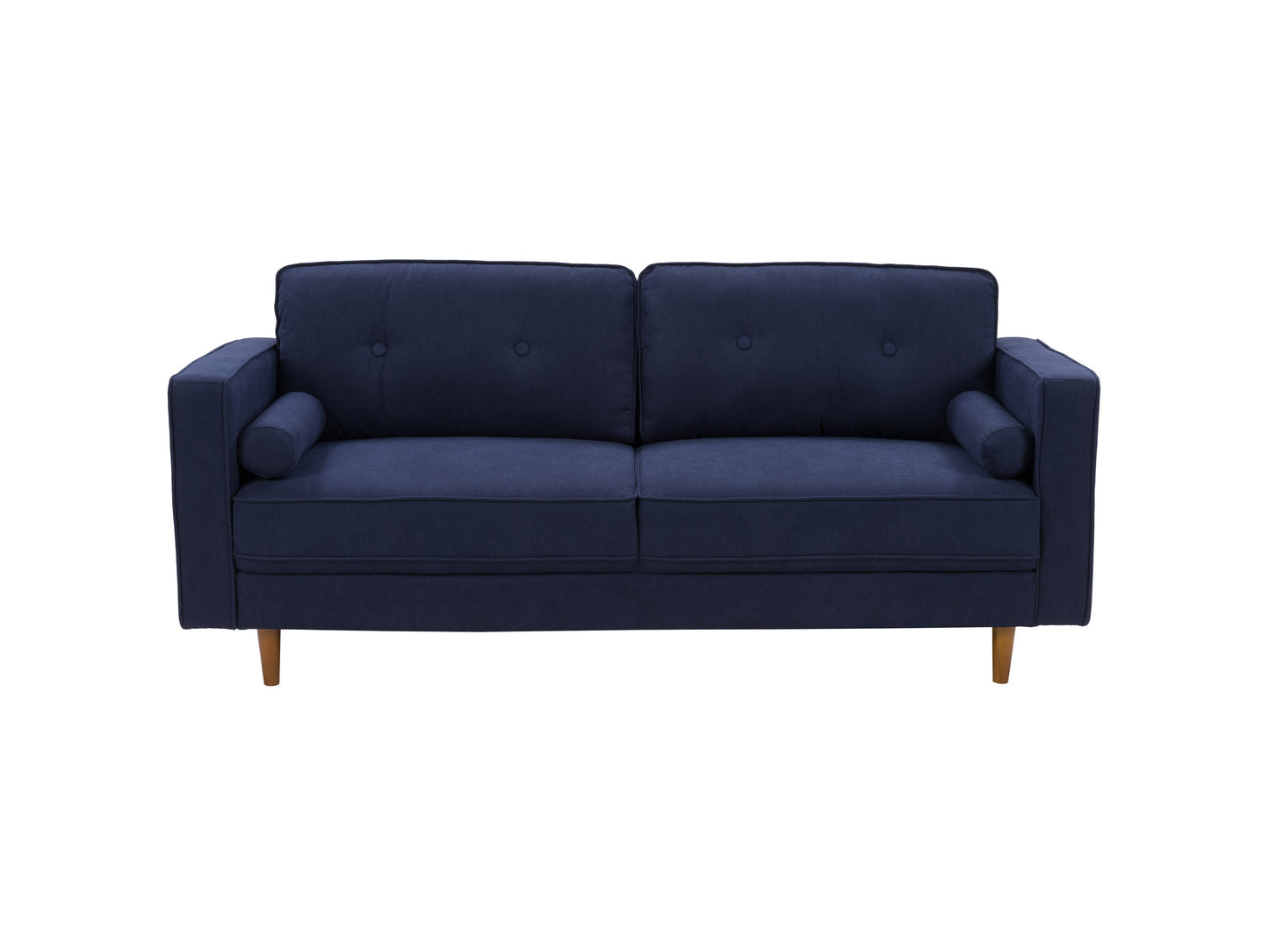navy blue Sofa and Chair Set, 2 piece Mulberry collection detail image by CorLiving#color_navy-blue