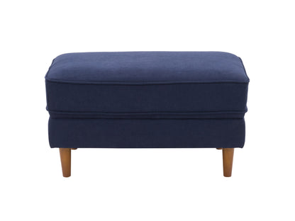 navy blue Accent Chair with Ottoman Mulberry collection detail image by CorLiving#color_mulberry-navy-blue