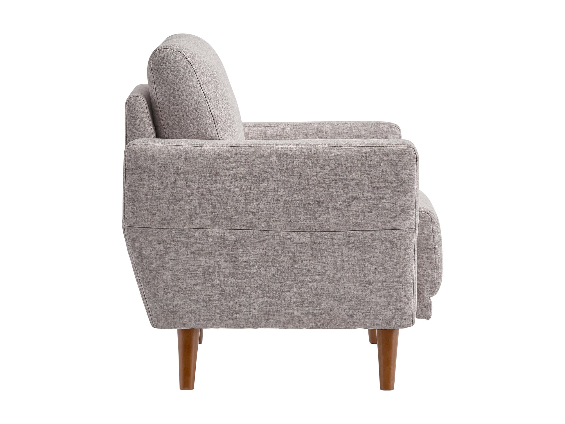 light grey Modern Armchair Clara Collection product image by CorLiving#color_clara-light-grey