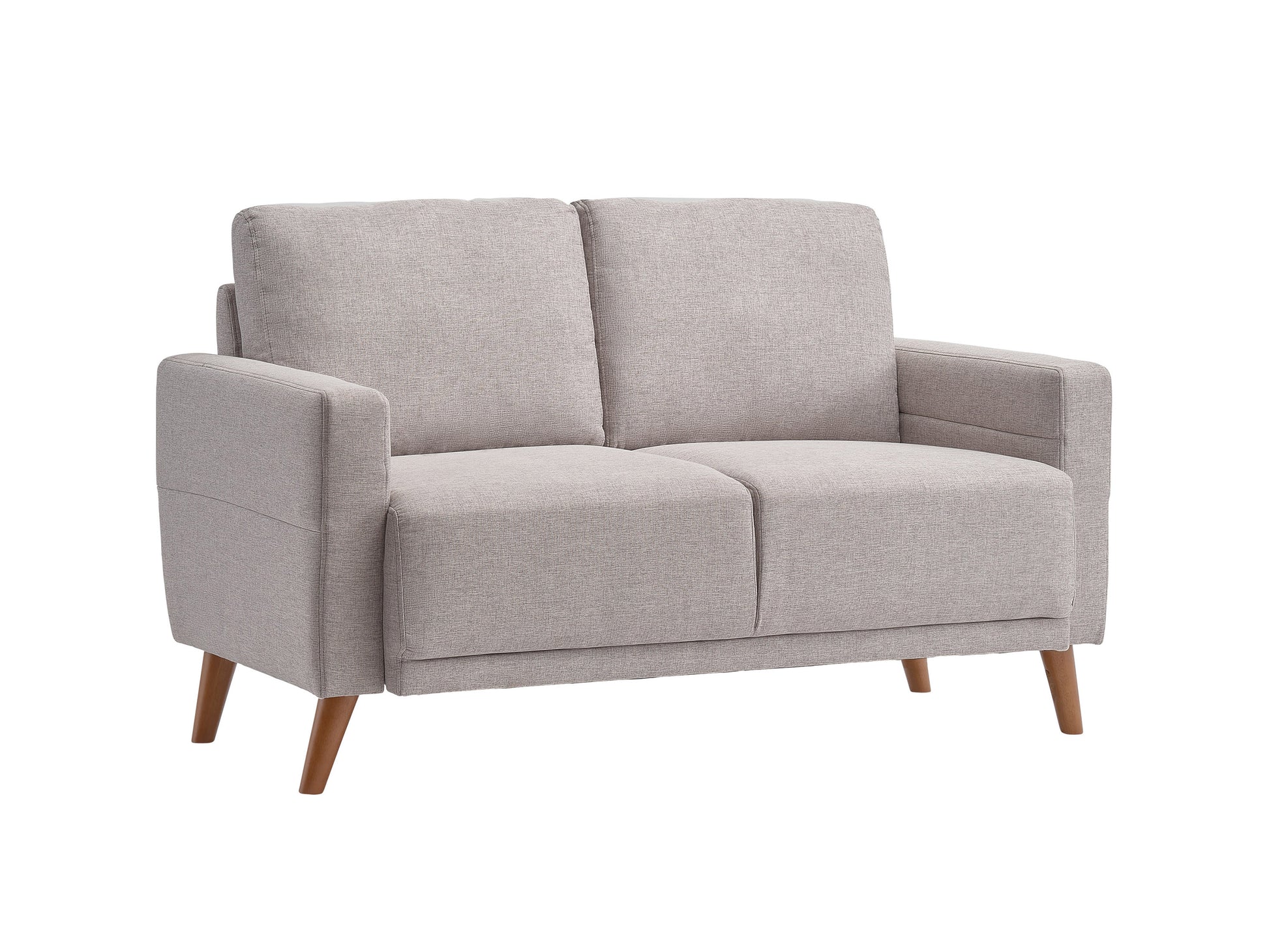 light grey 2 Seat Sofa Loveseat Clara collection product image by CorLiving#color_clara-light-grey