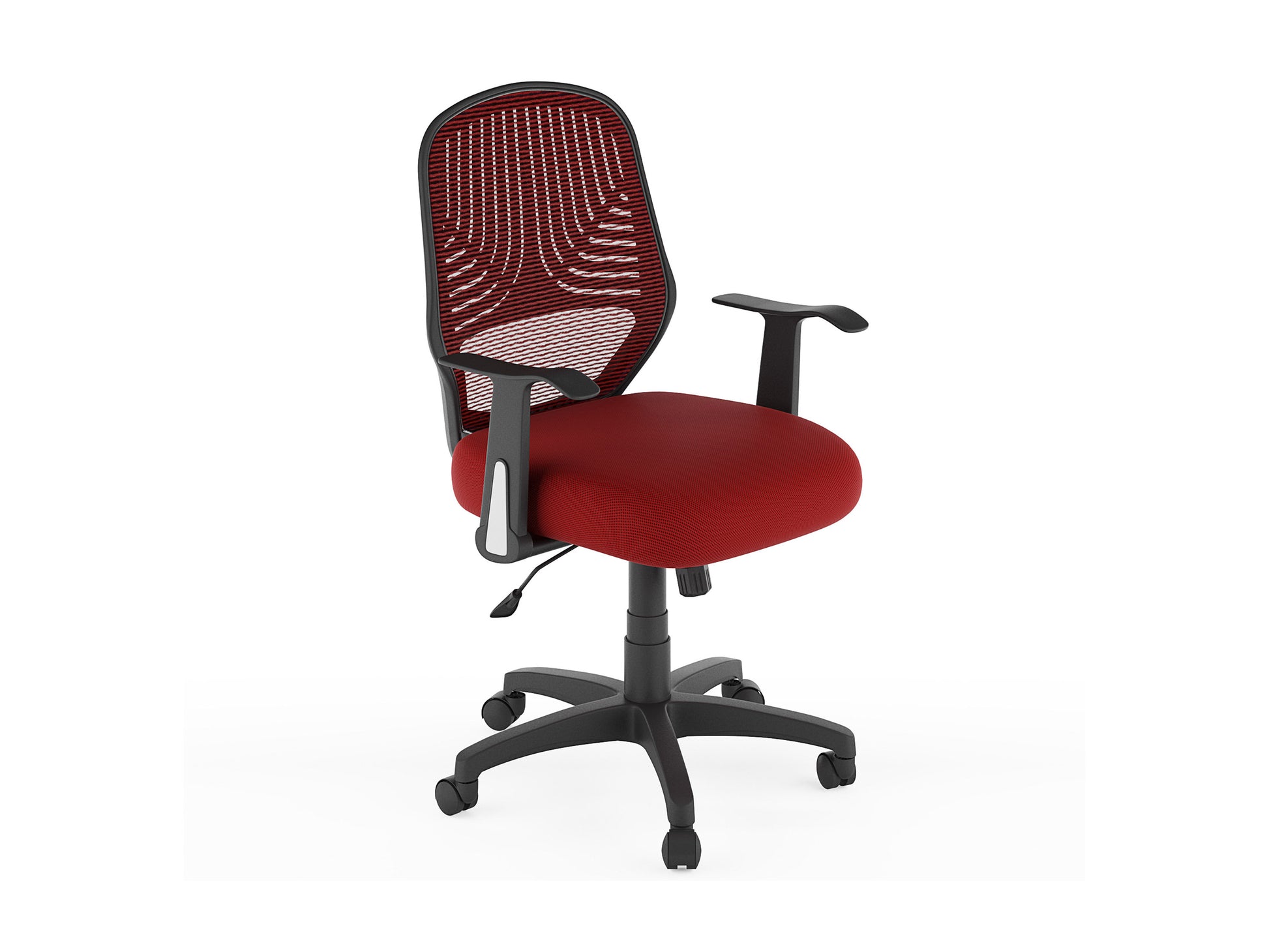 red Mesh Office Chair Avery Collection product image by CorLiving#color_red