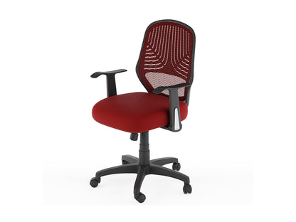 red Mesh Office Chair Avery Collection product image by CorLiving#color_red