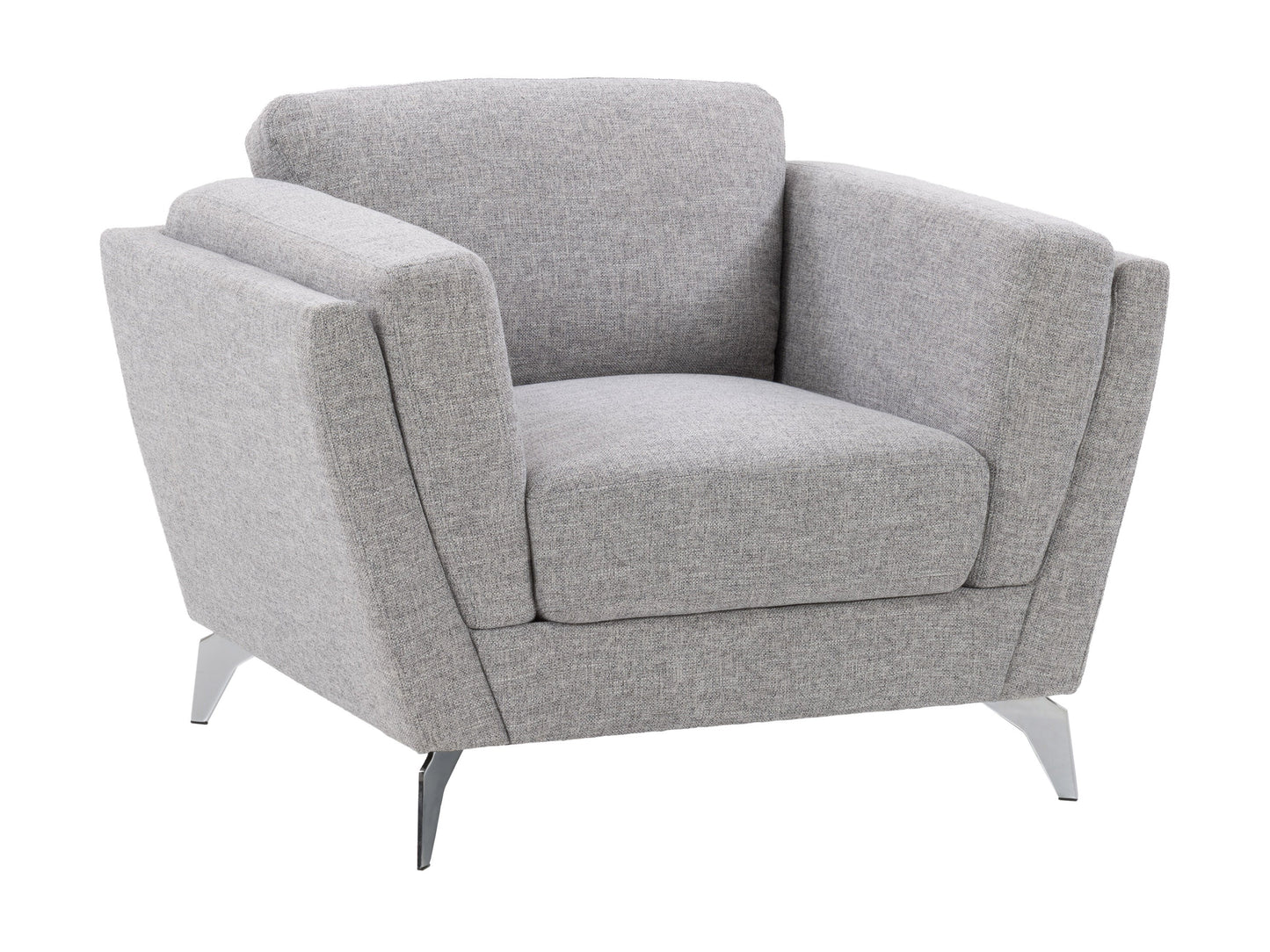 light grey Upholstered Armchair Lansing Collection product image by CorLiving#color_#color_lansing-light-grey