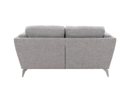 light grey 2 Seat Sofa Loveseat Lansing Collection product image by CorLiving#color_lansing-light-grey