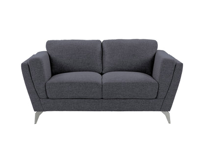 deep blue 2 Seat Sofa Loveseat Lansing Collection product image by CorLiving#color_lansing-deep-blue