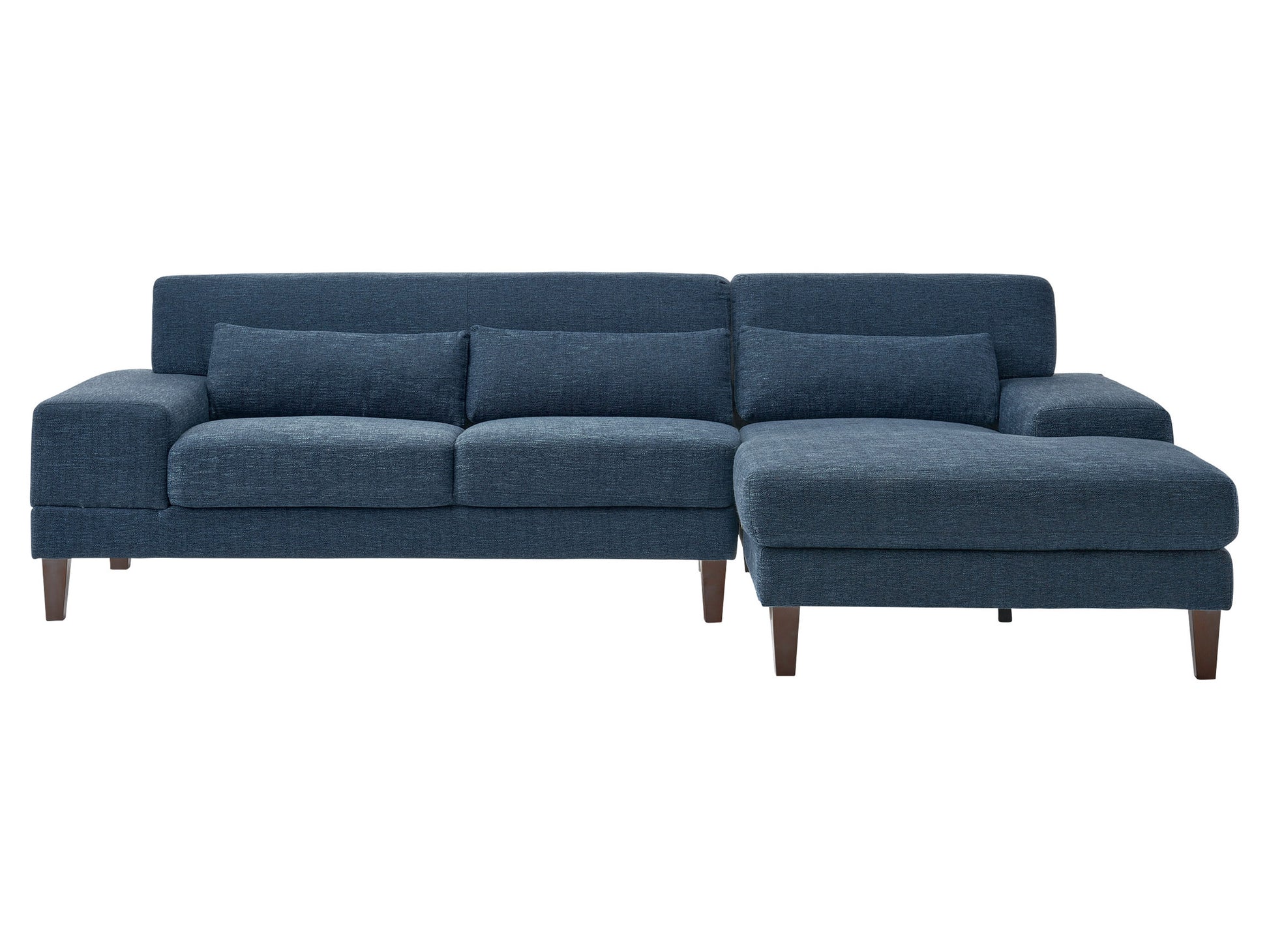 blue Modern Sectional Sofa, Left Facing Ava collection product image by CorLiving#color_blue