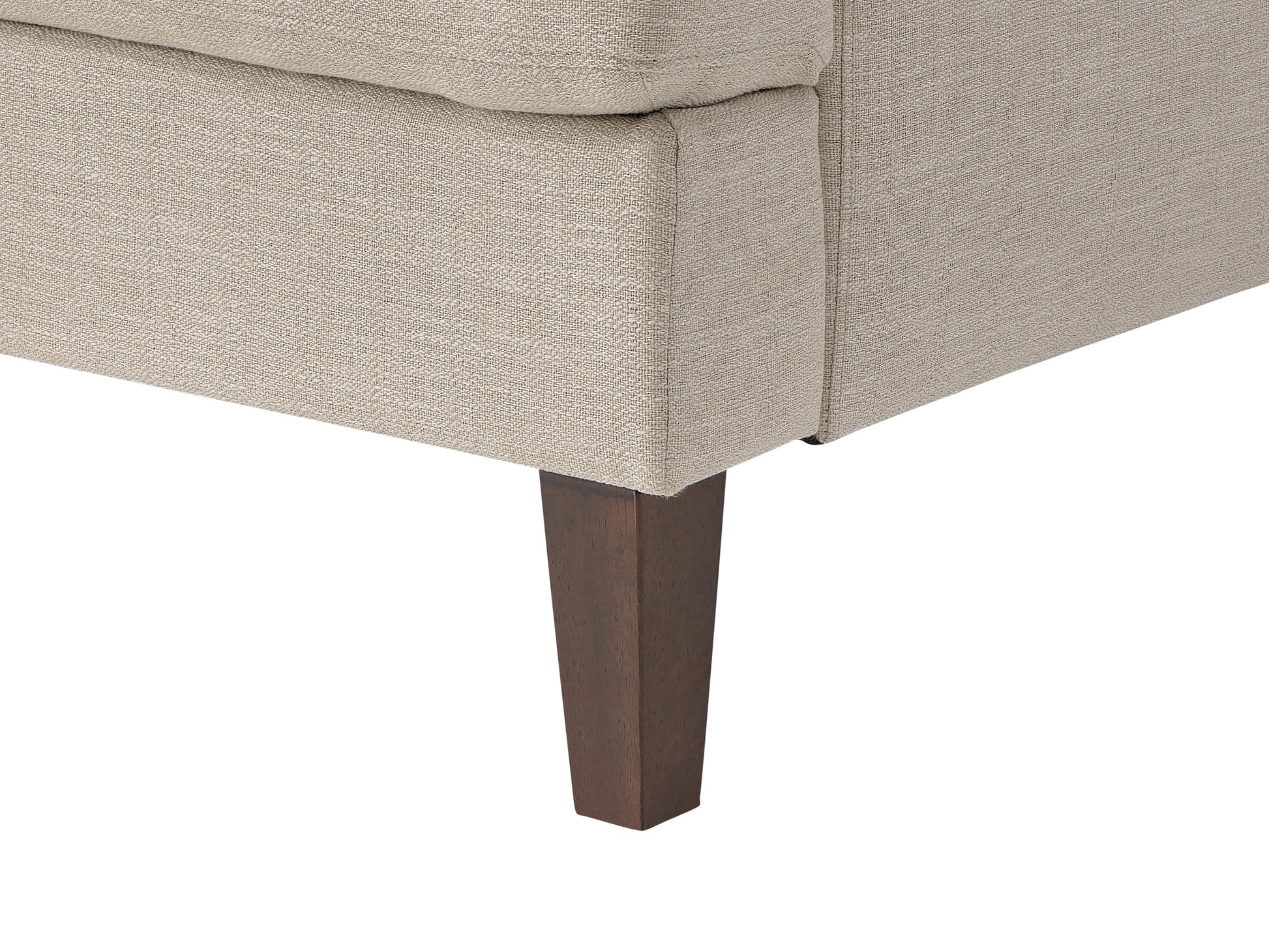 beige Mid Century Armchair Madelyn Collection detail image by CorLiving#color_madelyn-beige