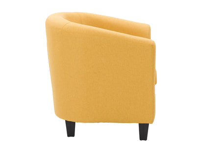 yellow Tub Chair Elewood Collection product image by CorLiving#color_elewood-yellow