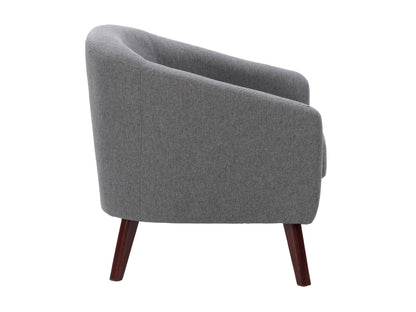 grey Tub Chair Eliza Collection product image by CorLiving#color_eliza-grey