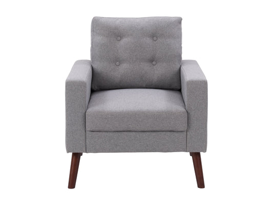 grey Tufted Accent Chair Lyla Collection product image by CorLiving#color_lyla-grey