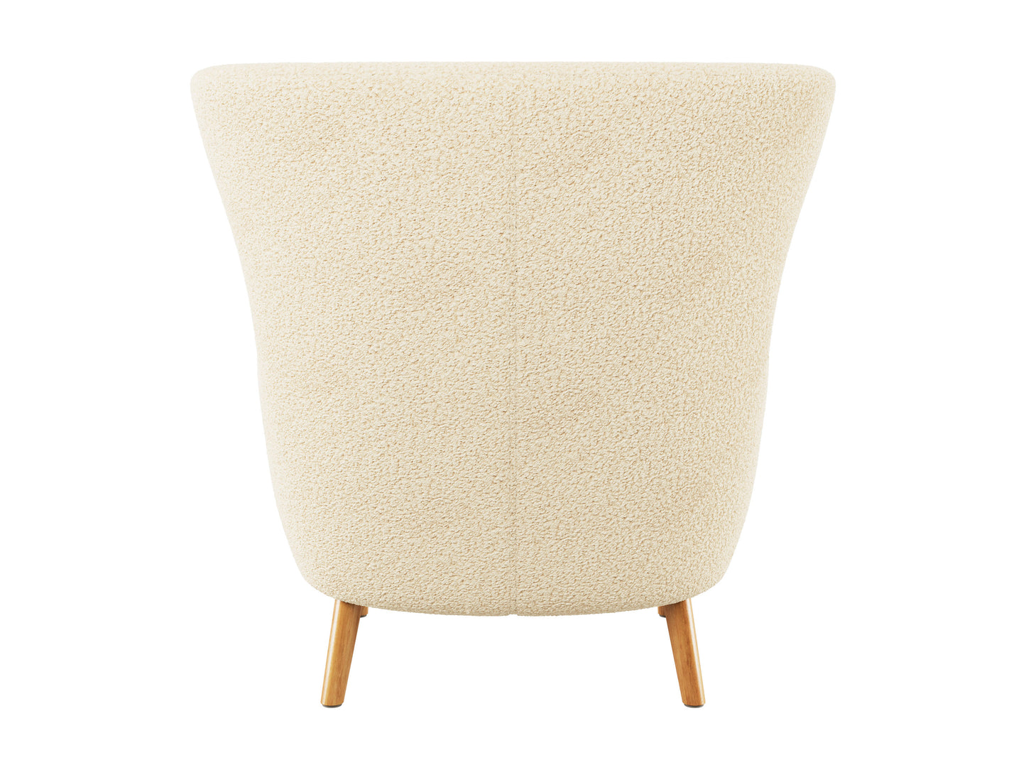 cream Boucle Wing Accent Chair Gianna Collection product image by CorLiving#color_gianna-cream