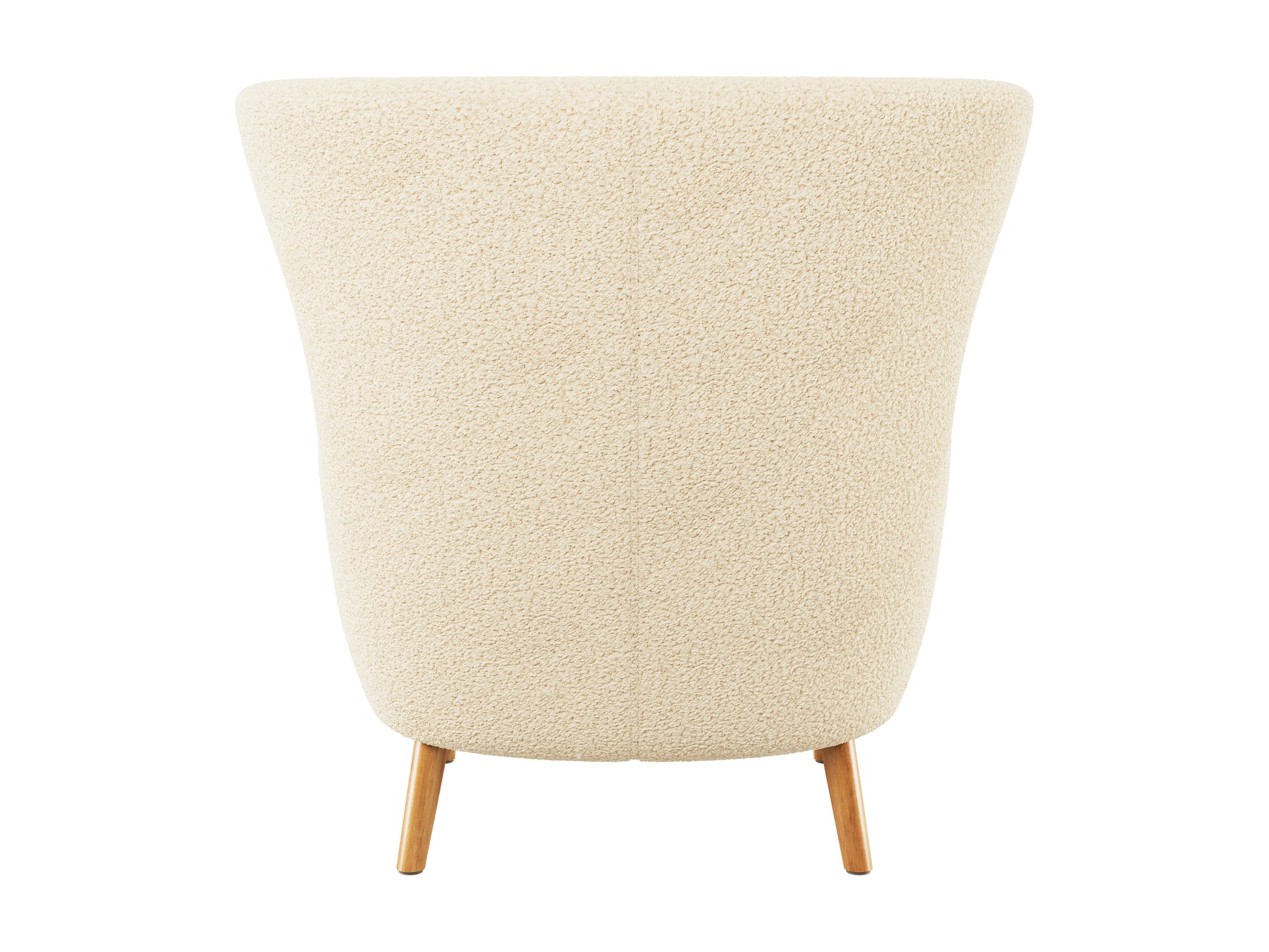 cream Boucle Wing Accent Chair Gianna Collection product image by CorLiving#color_gianna-cream