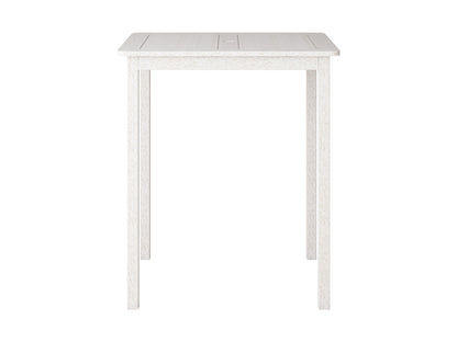 white Outdoor Bar Height Table Miramar Collection product image by CorLiving#color_miramar-washed-white