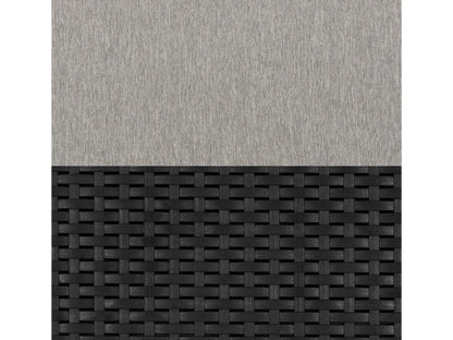 grey and black weave 6 Piece Patio Set Adelaide Collection detail image by CorLiving#color_grey-and-black-weave