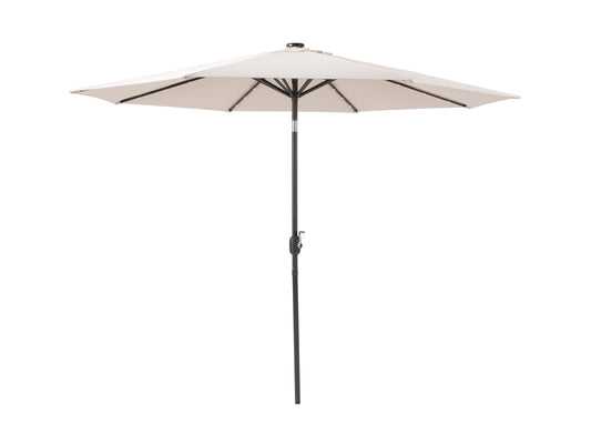 beige led umbrella, tilting Skylight Collection product image CorLiving#color_beige