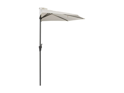 off white half umbrella Versa Collection product image CorLiving#color_off-white