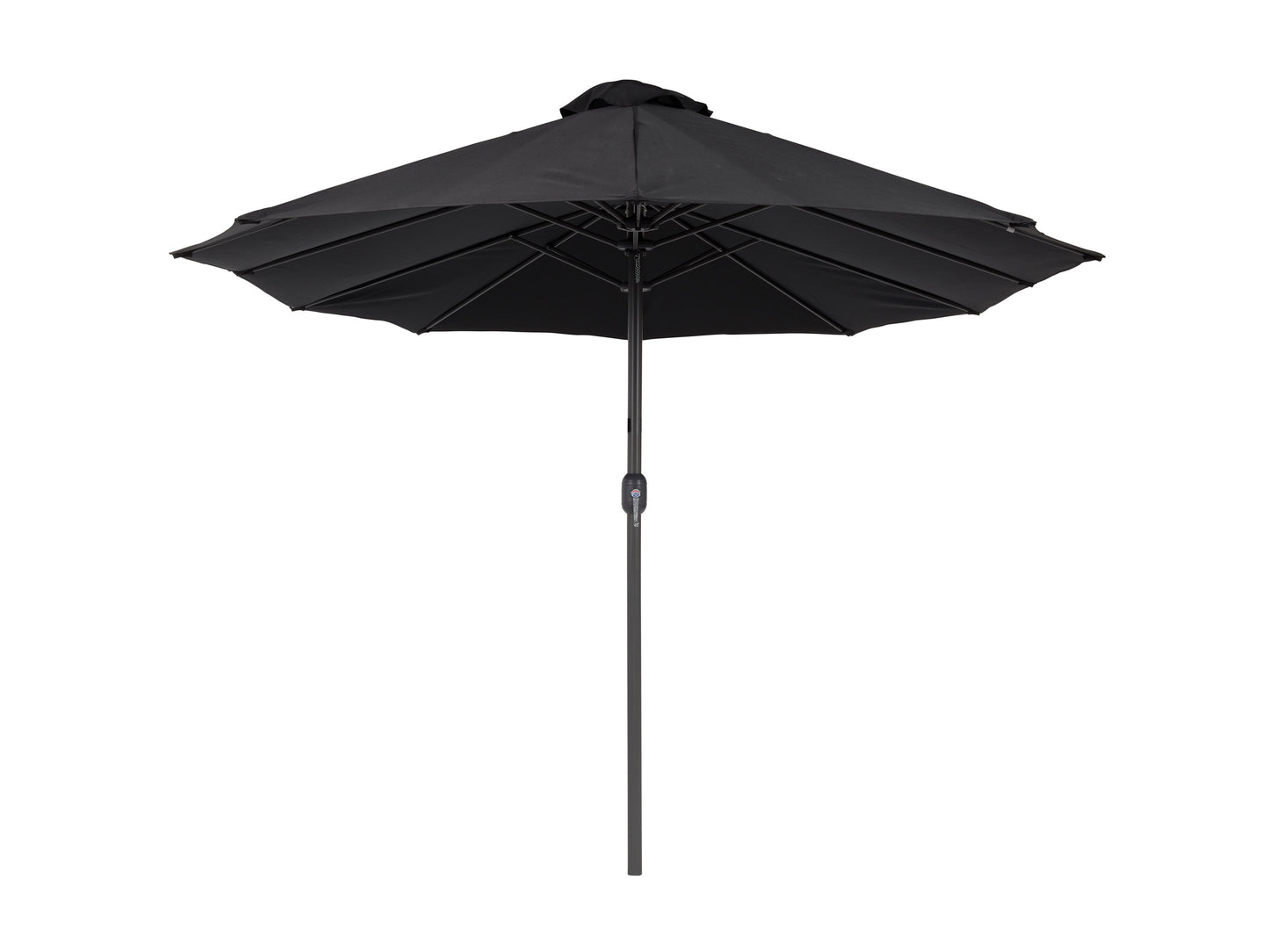 black double patio umbrella, 15ft Bertha Collection product image CorLiving#color_black