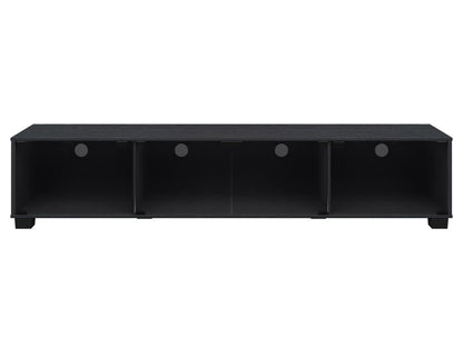 Black Glass TV Stand, TV's up to 85" Bromley Collection product image by CorLiving#color_bromley-black-ravenwood